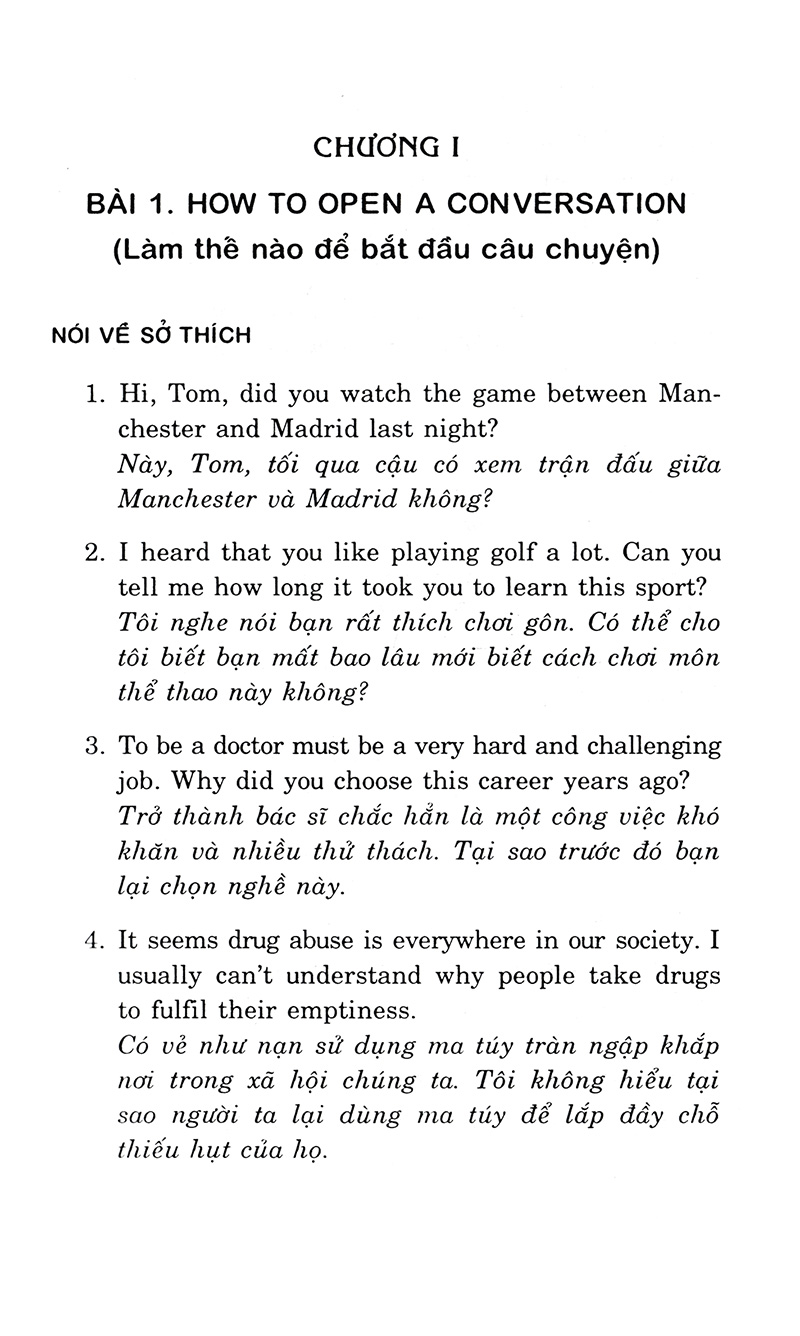 đàm thoại tiếng anh thông dụng (trình độ cao cấp)