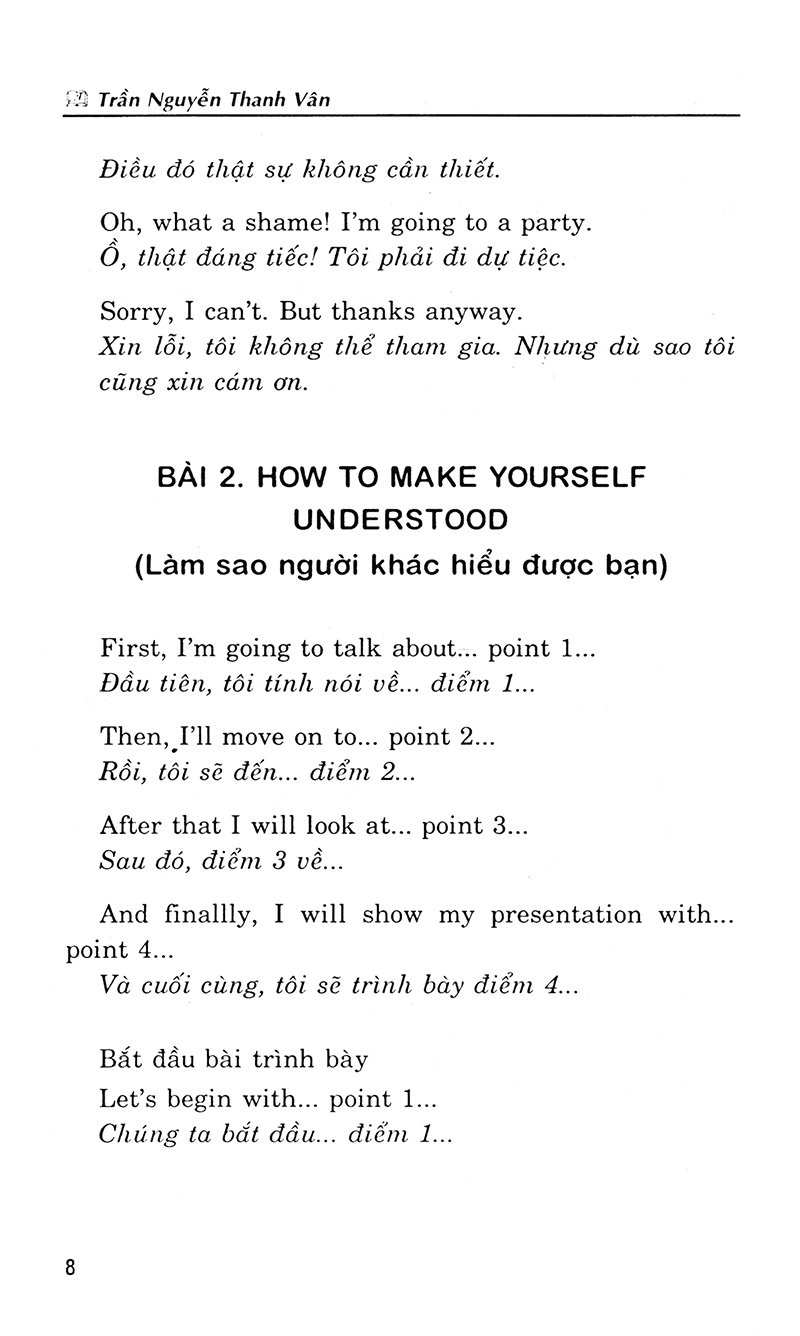 đàm thoại tiếng anh thông dụng (trình độ cao cấp)