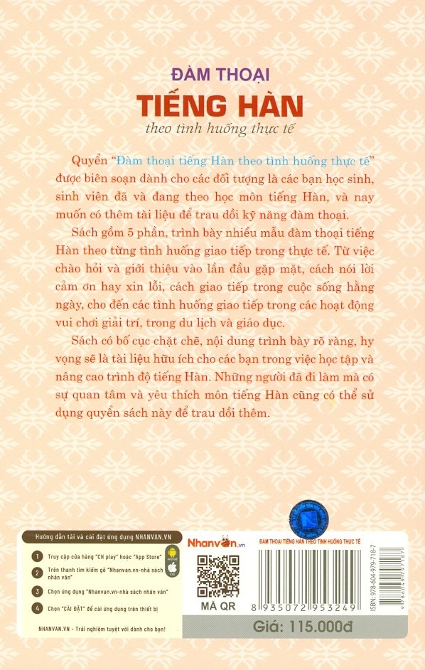 đàm thoại tiếng hàn trong tình huống thực tế