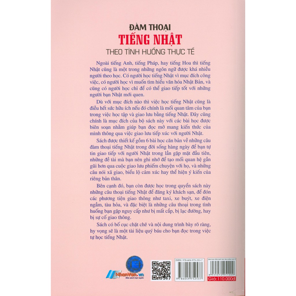 đàm thoại tiếng nhật theo tình huống thật tế