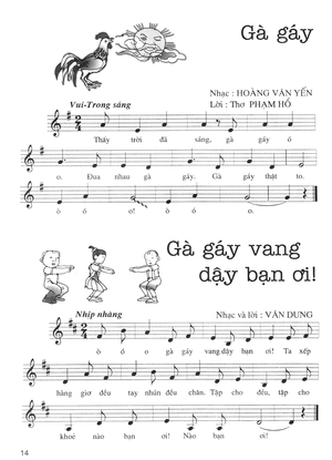 đàn gà trong sân - 100 bài hát dành cho mẫu giáo, nhi đồng nói về thế giới loài vật