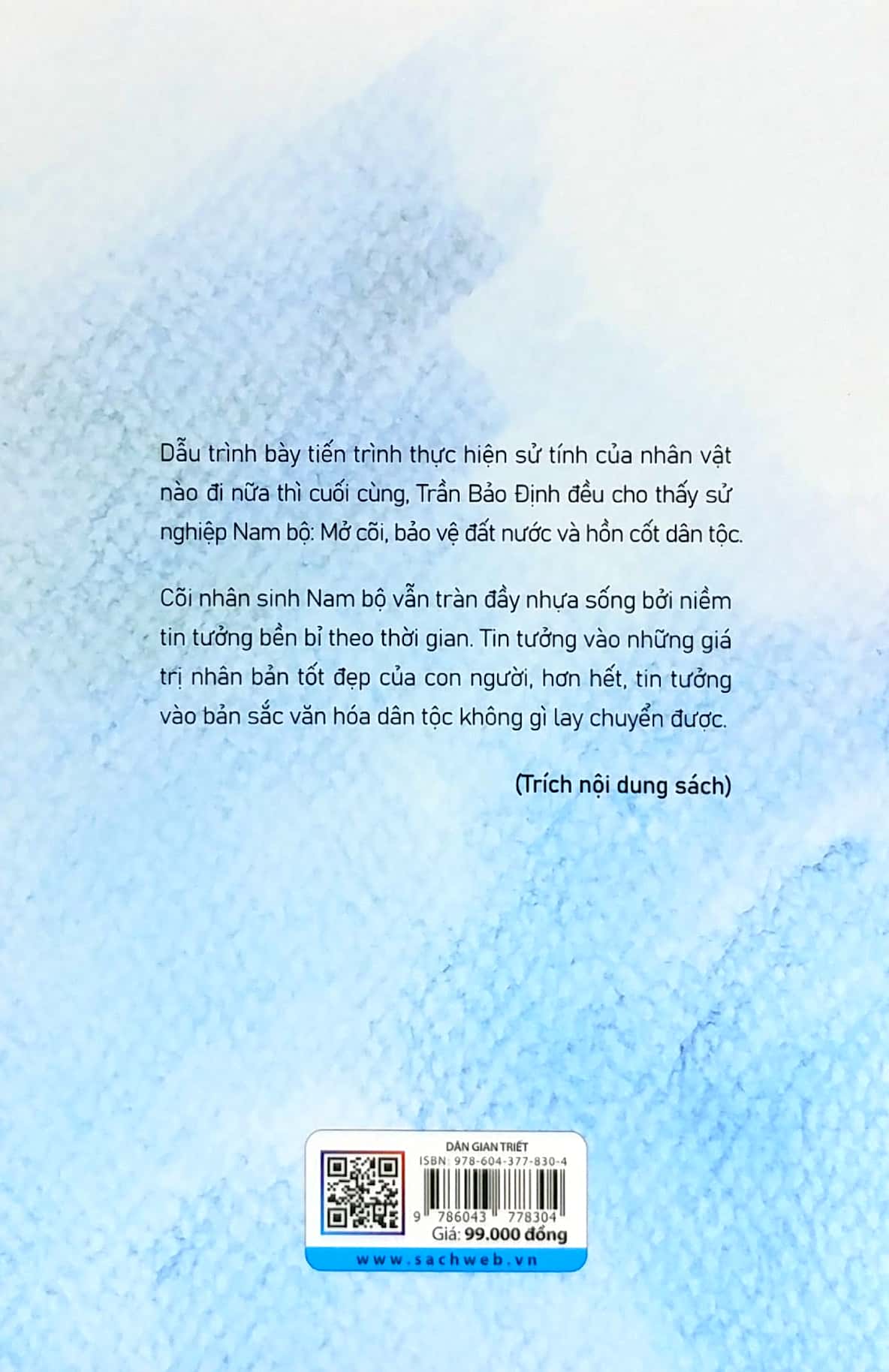 dân gian triết - nghiên cứu văn xuôi trần bảo định