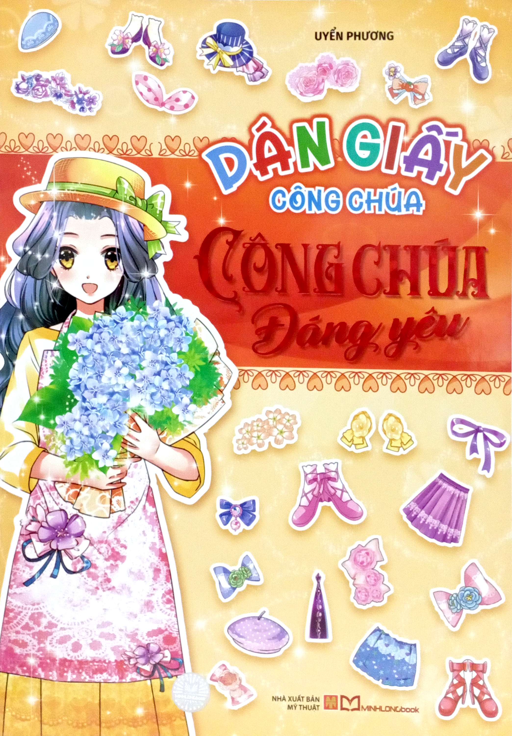 dán giấy công chúa - công chúa đáng yêu