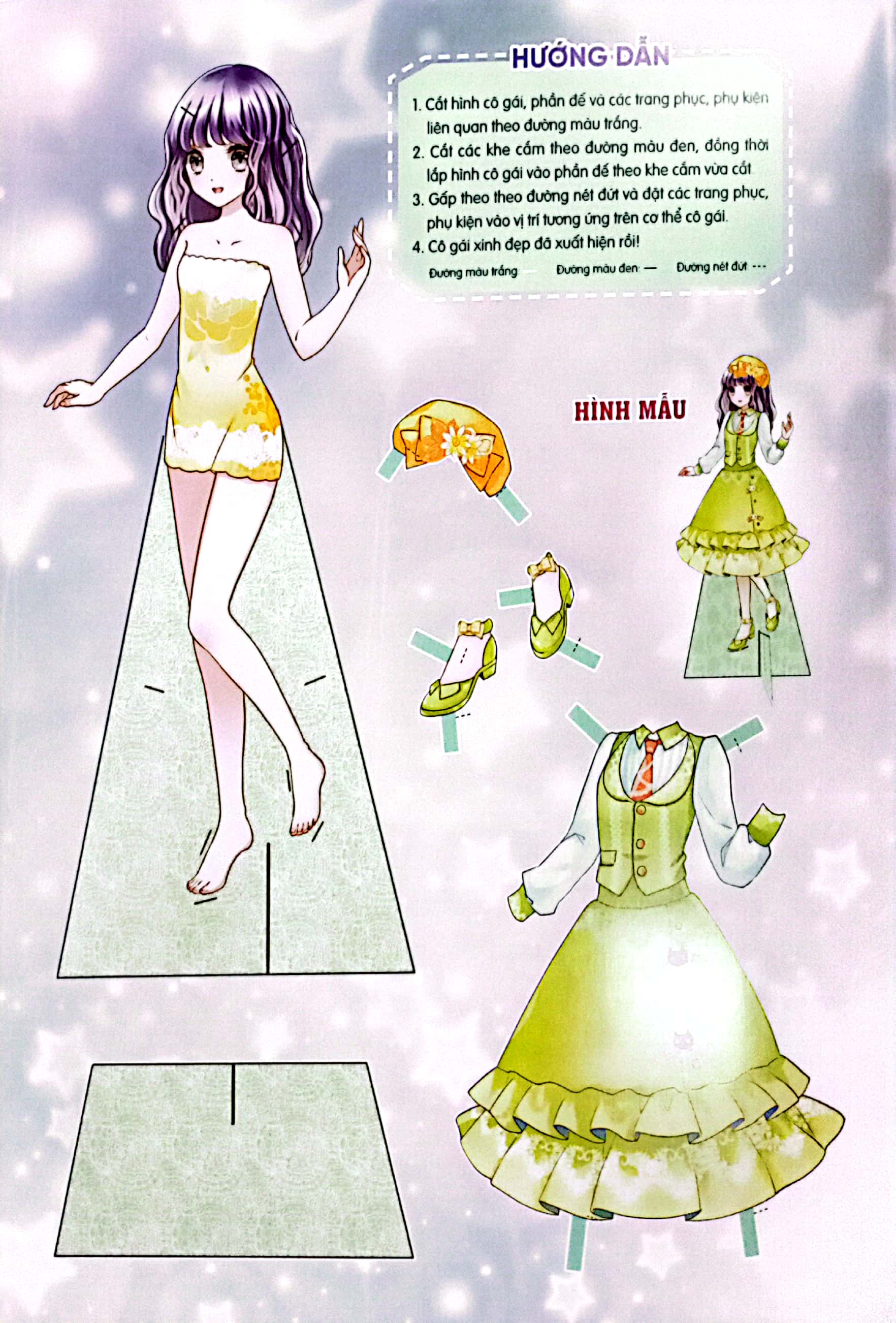 dán giấy công chúa - công chúa đáng yêu