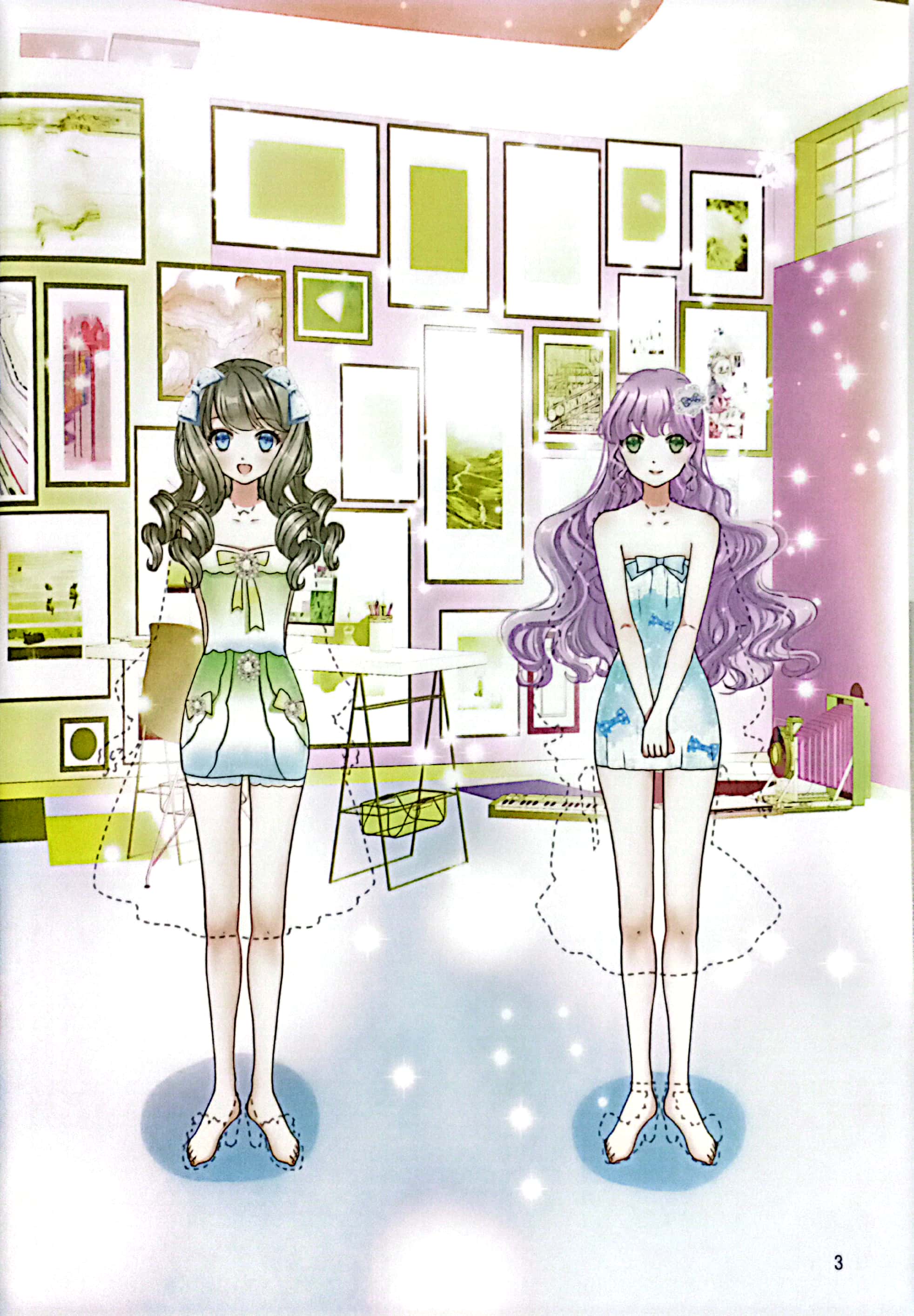 dán giấy công chúa - công chúa đáng yêu