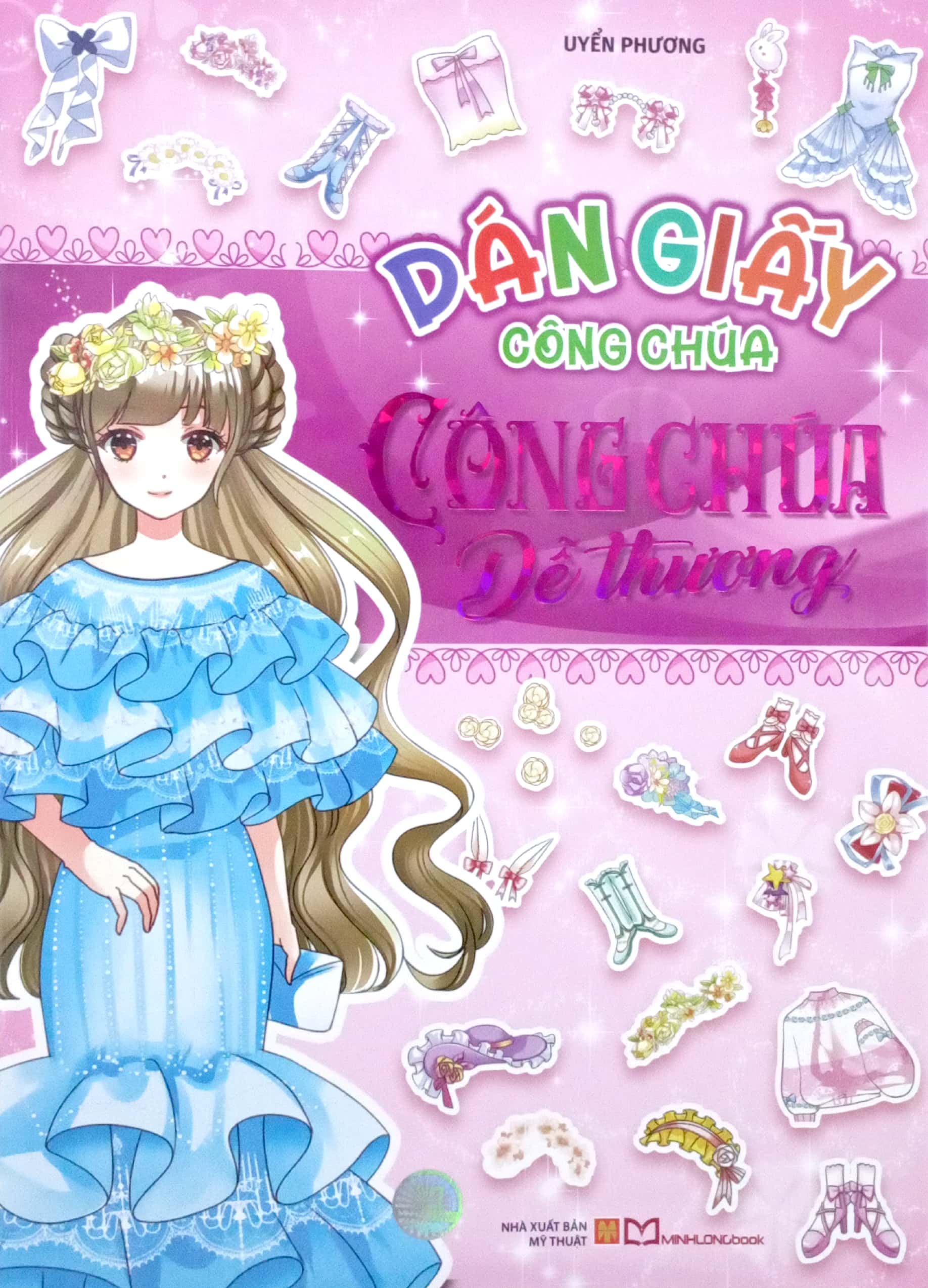 dán giấy công chúa - công chúa dễ thương