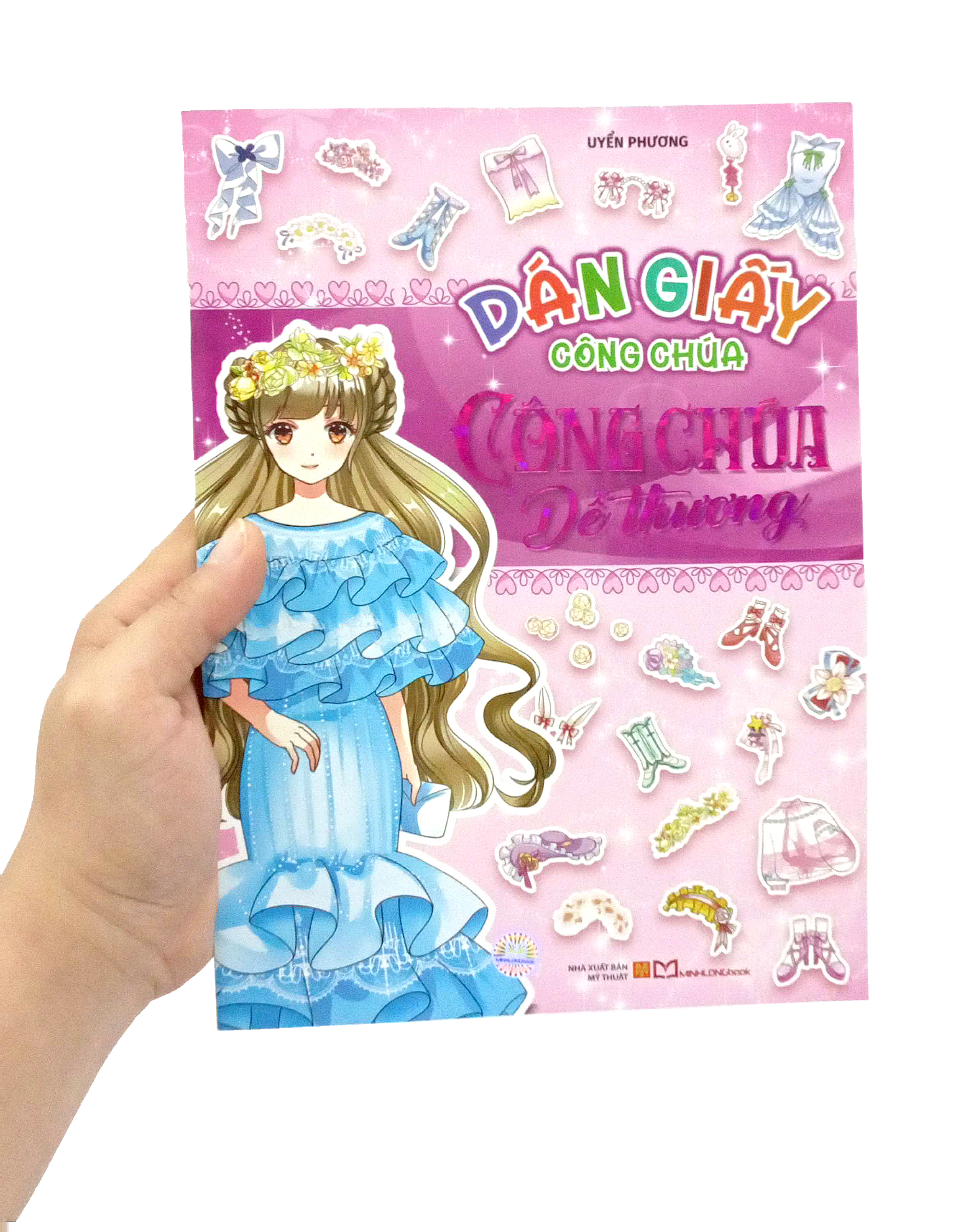 dán giấy công chúa - công chúa dễ thương