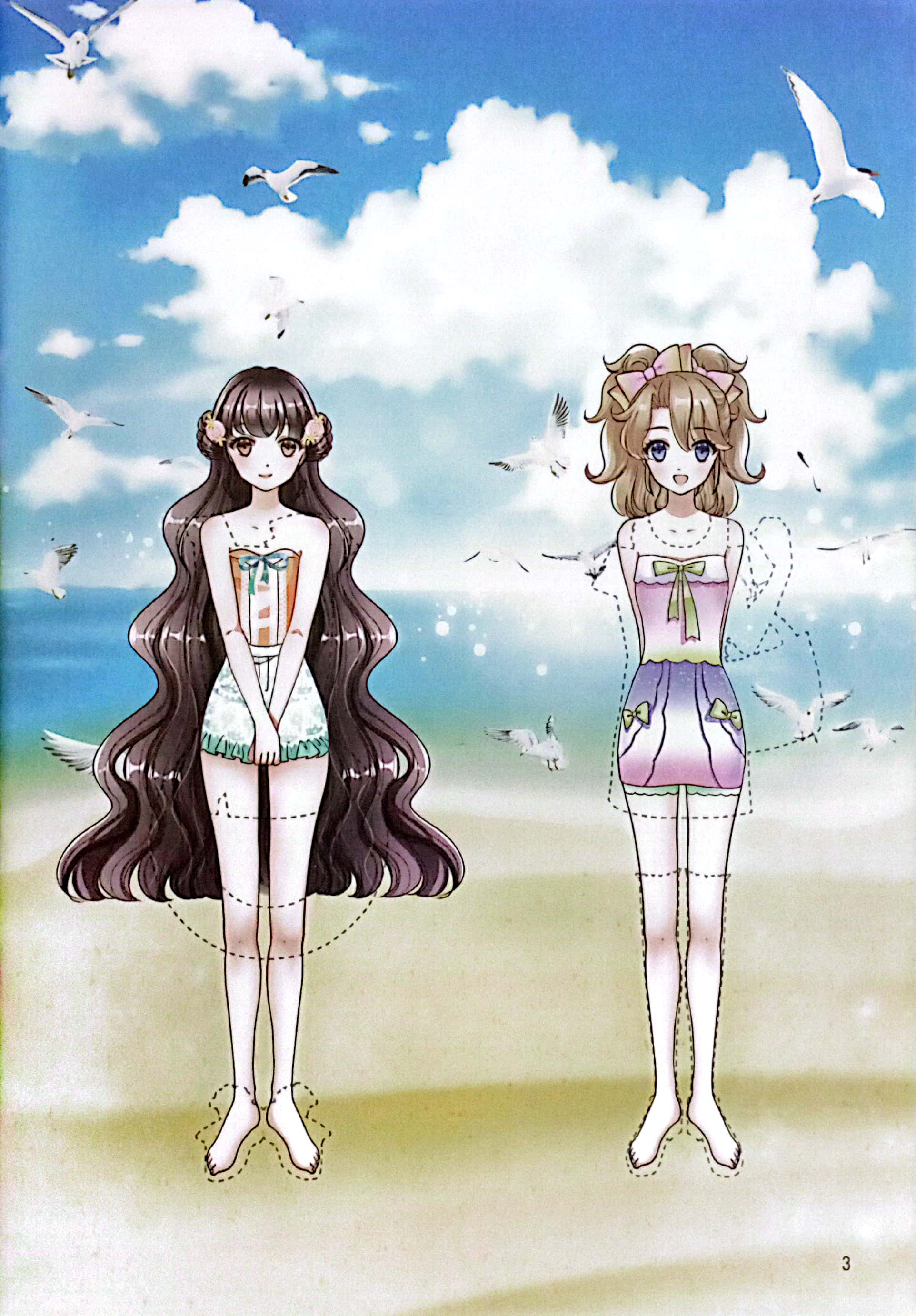 dán giấy công chúa - công chúa duyên dáng