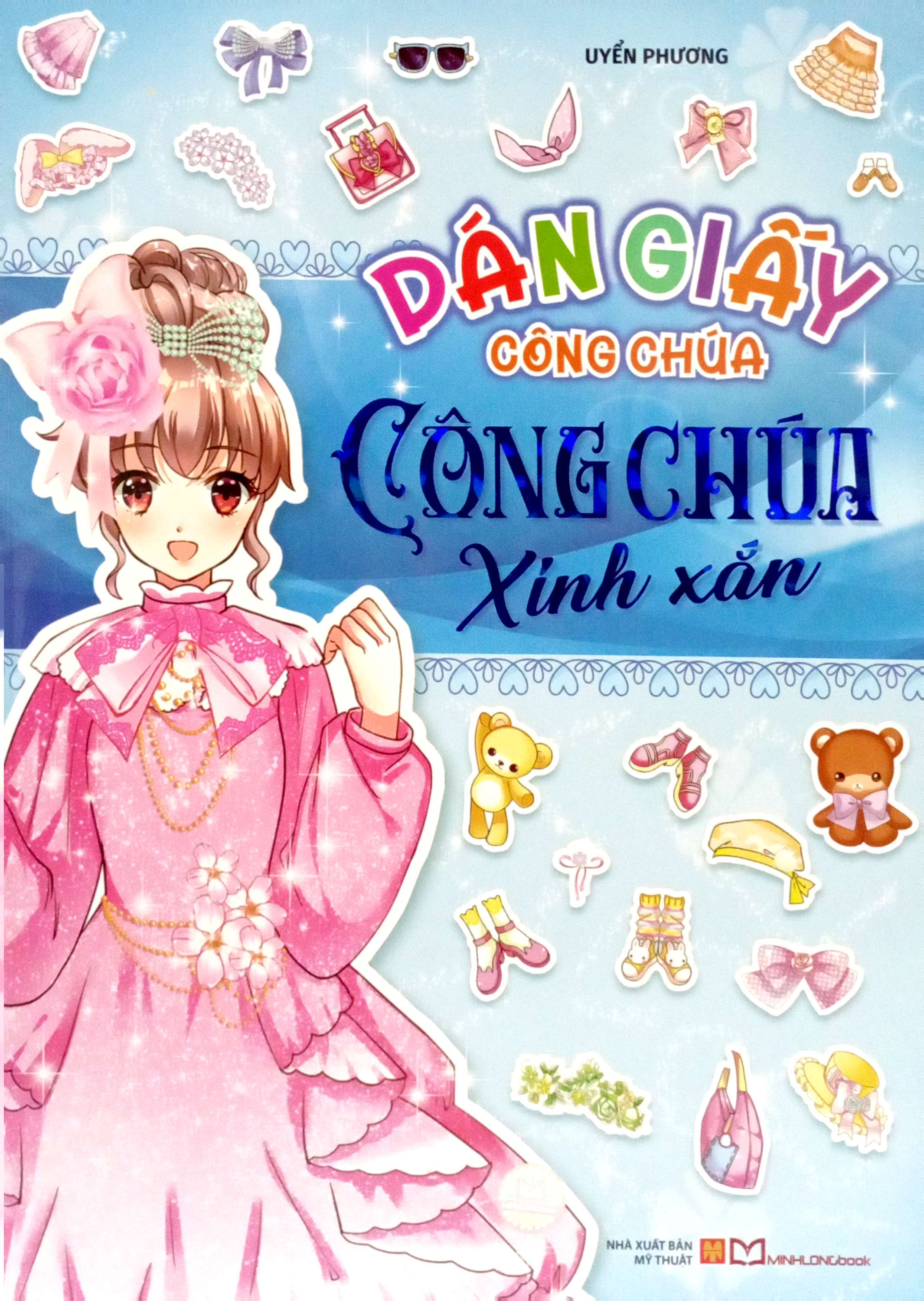 dán giấy công chúa - công chúa xinh xắn