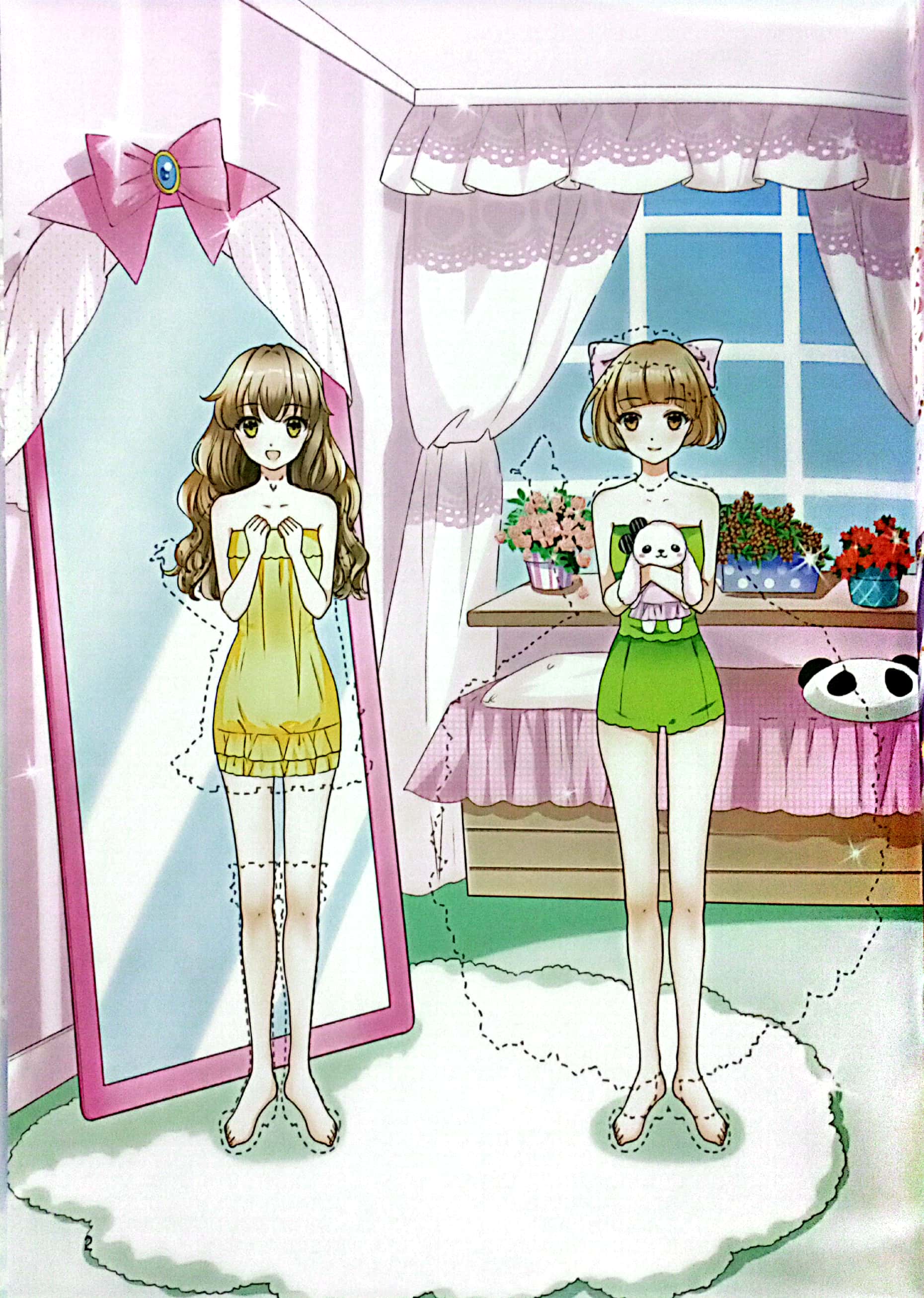 dán giấy công chúa - công chúa xinh xắn