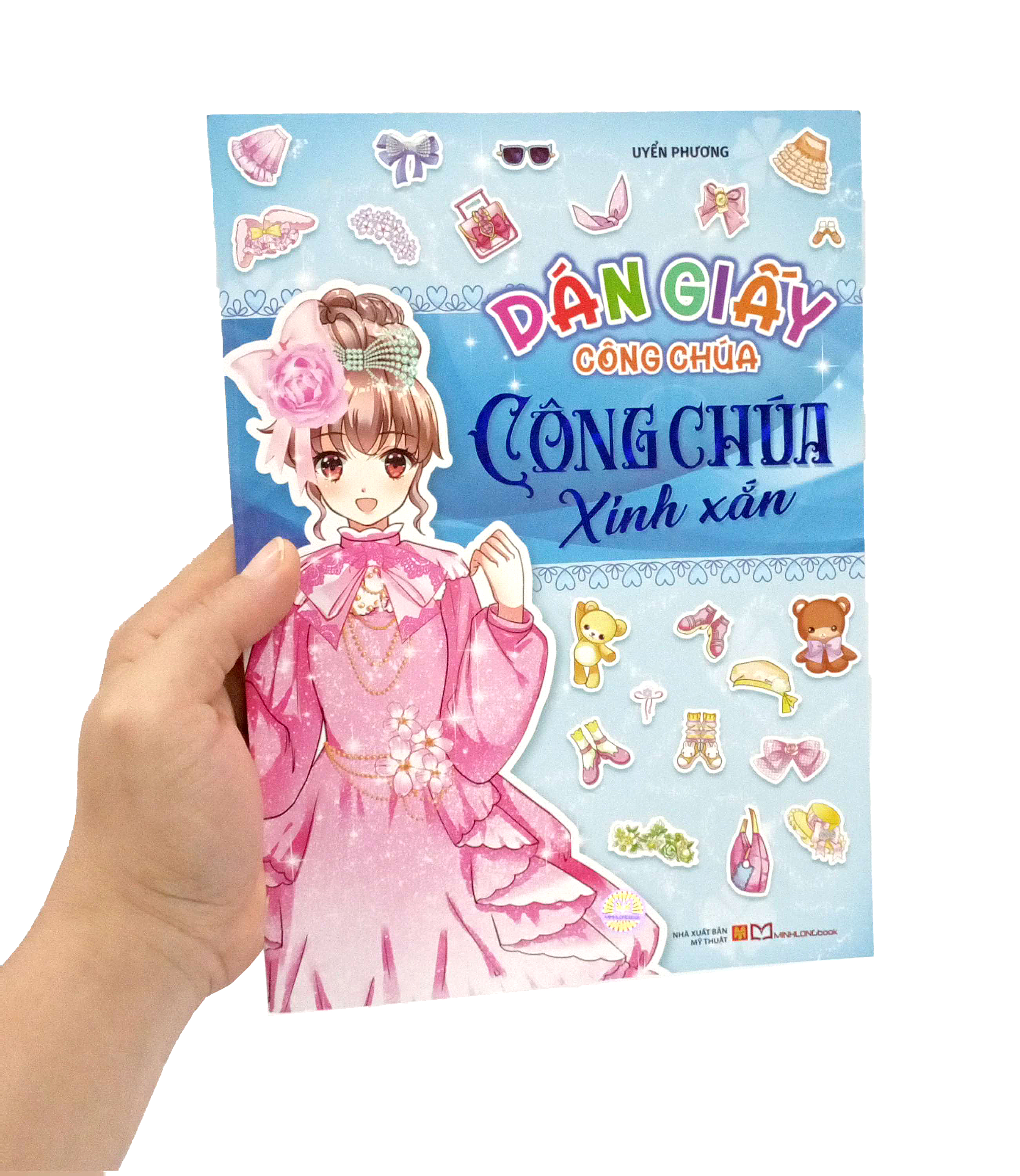 dán giấy công chúa - công chúa xinh xắn