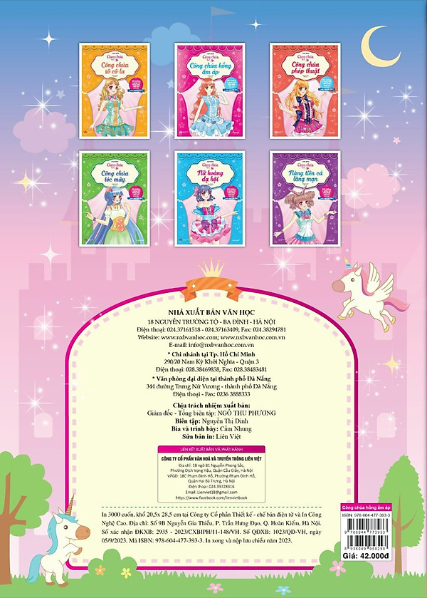 dán hình công chúa - công chúa hồng ấm áp (tái bản 2023)