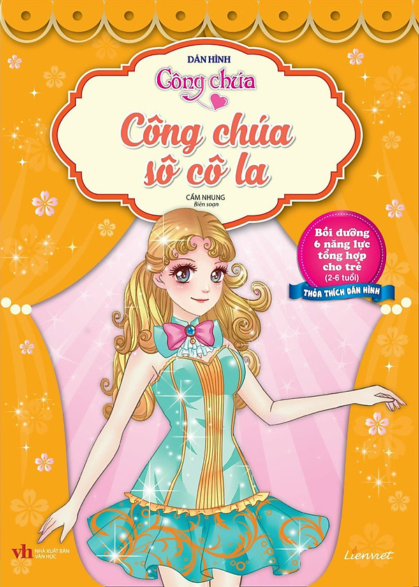 dán hình công chúa - công chúa sô cô la (tái bản 2023)
