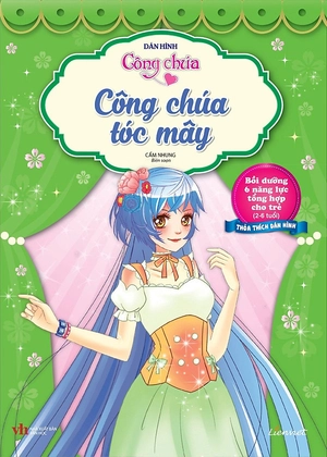 dán hình công chúa - công chúa tóc mây (tái bản 2023)