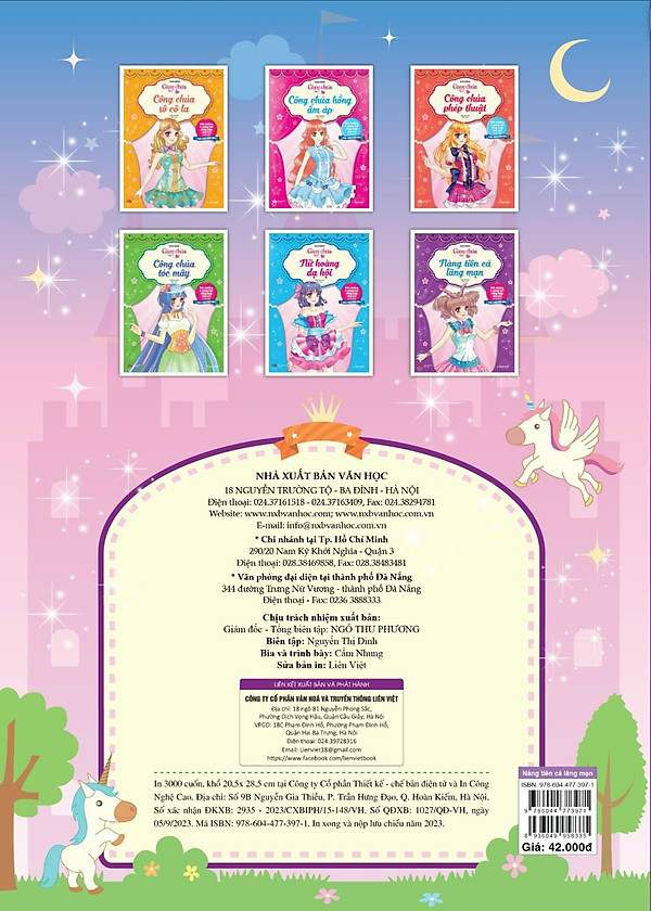 dán hình công chúa - nàng tiên cá lãng mạn (tái bản 2023)