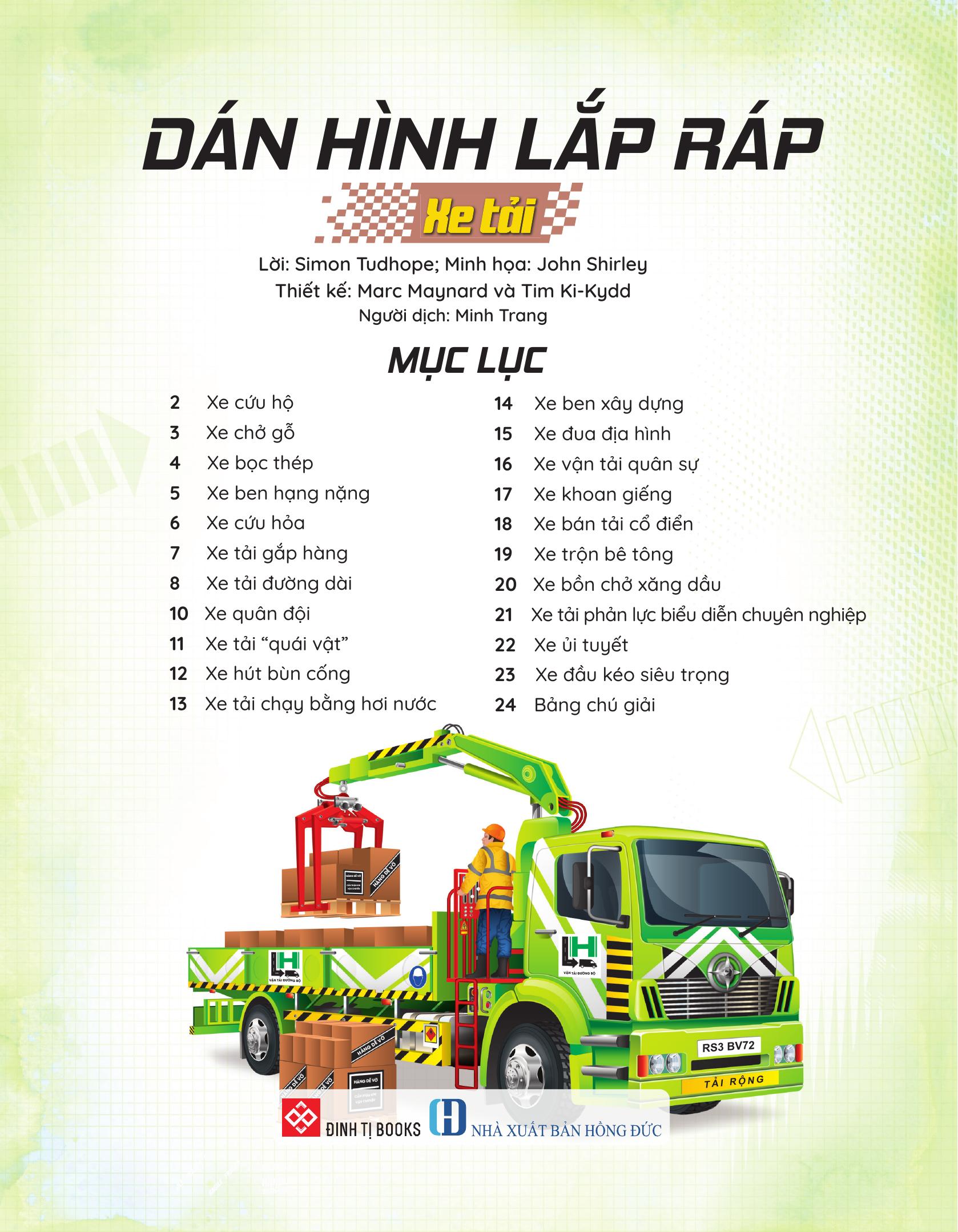 Dán Hình Lắp Ráp - Xe Tải