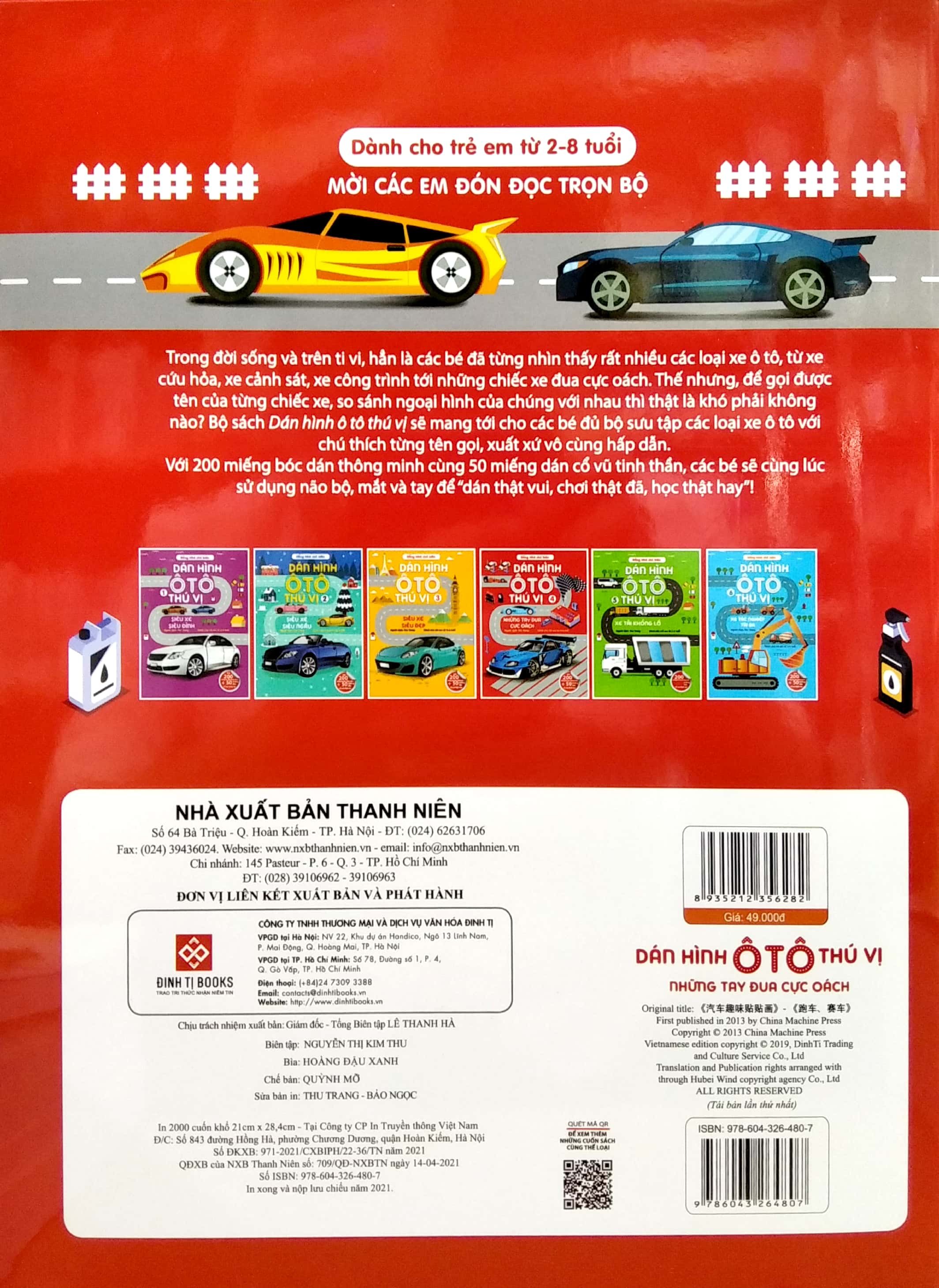 dán hình ô tô thú vị- những tay đua cực oách