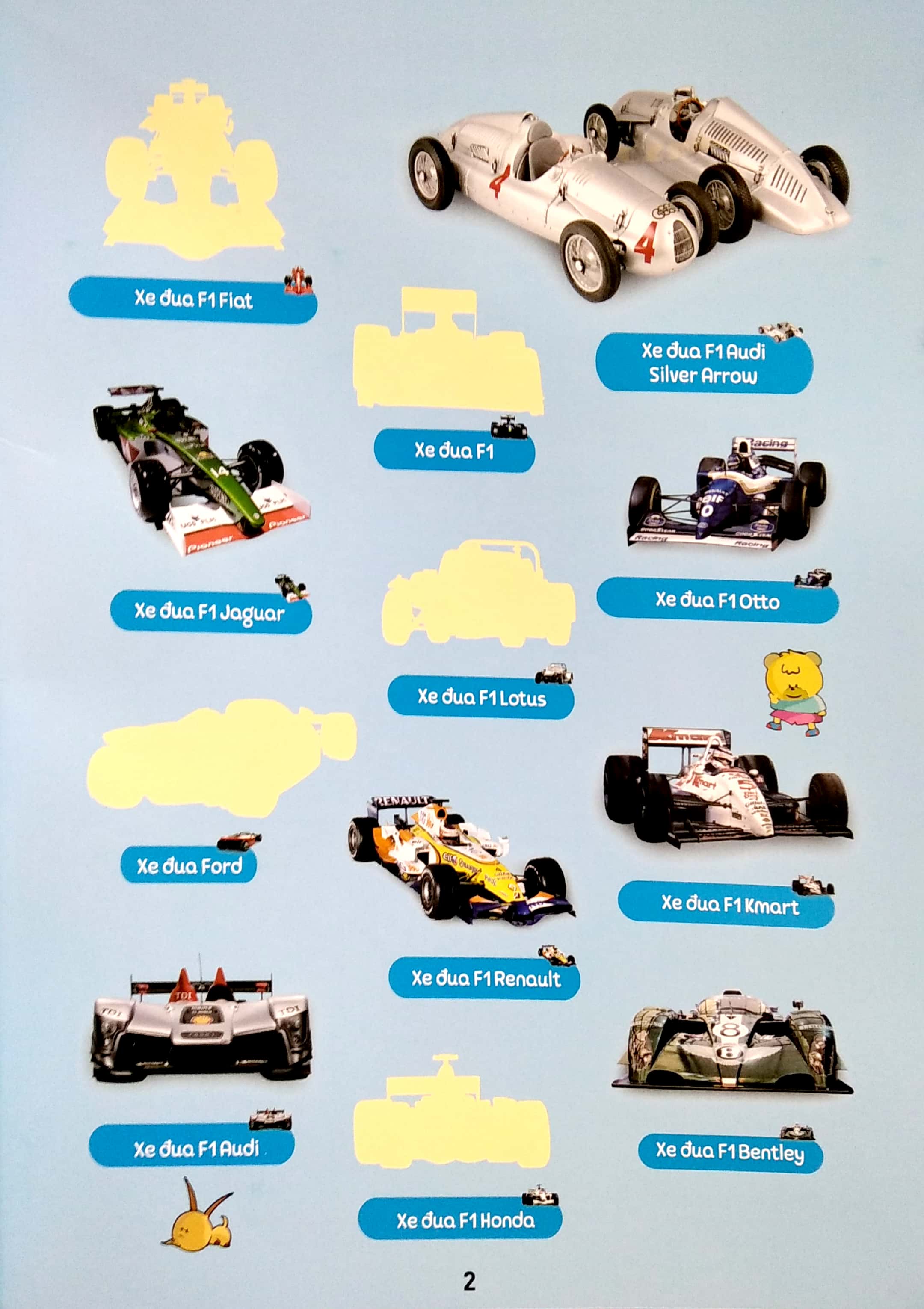 dán hình ô tô thú vị- những tay đua cực oách