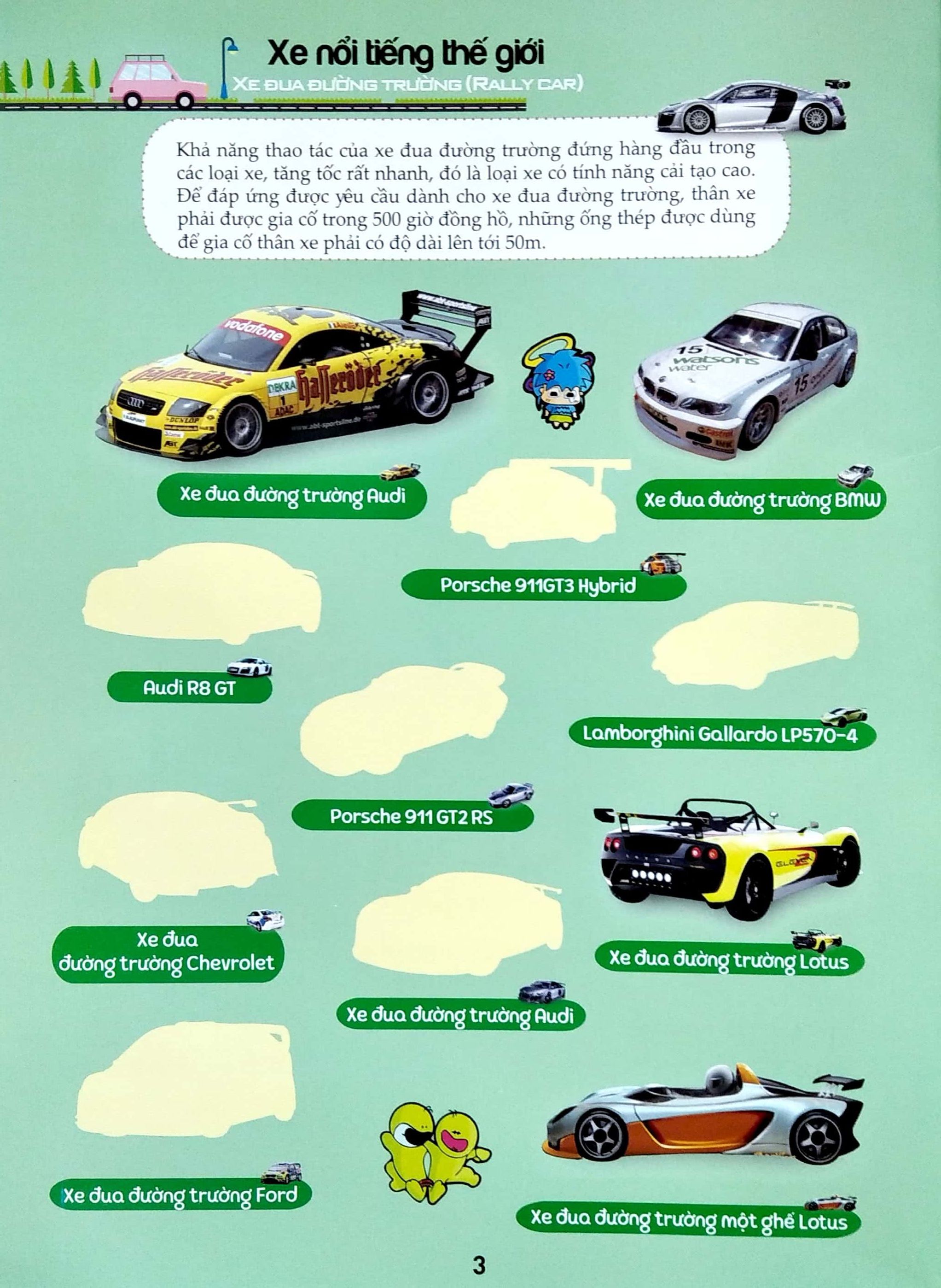 dán hình ô tô thú vị- những tay đua cực oách