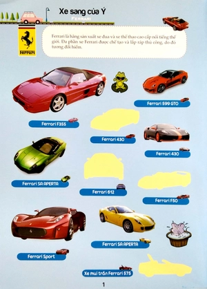 dán hình ô tô thú vị - siêu xe siêu ngầu