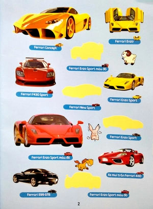 dán hình ô tô thú vị - siêu xe siêu ngầu