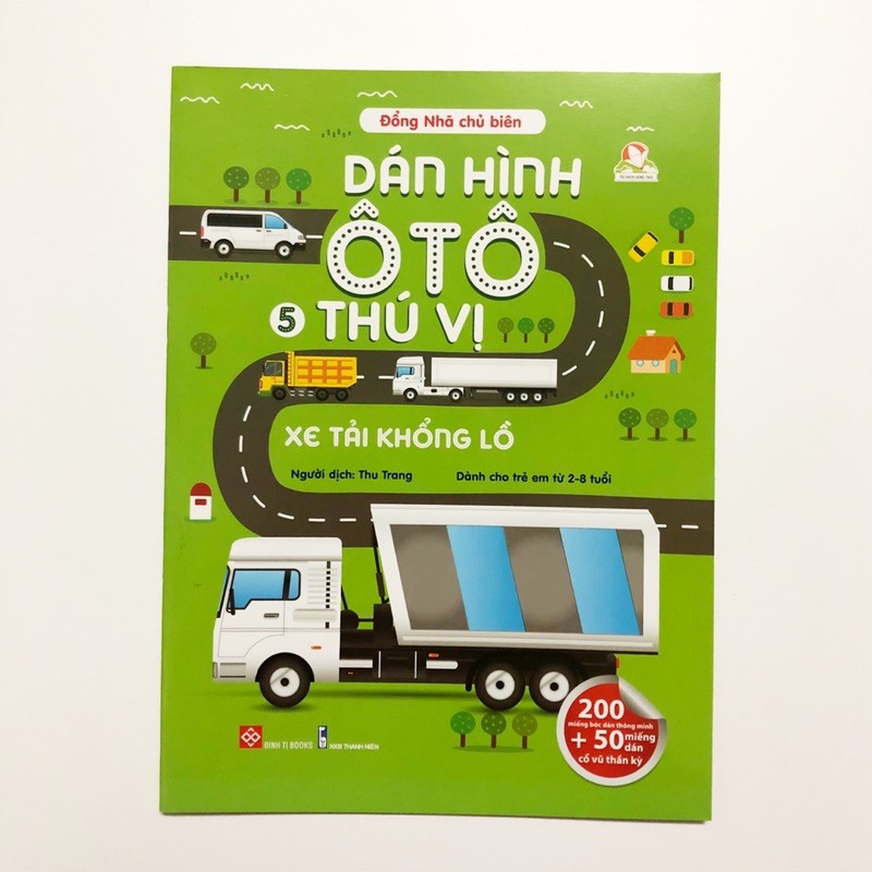 dán hình ô tô thú vị- xe tải khổng lồ