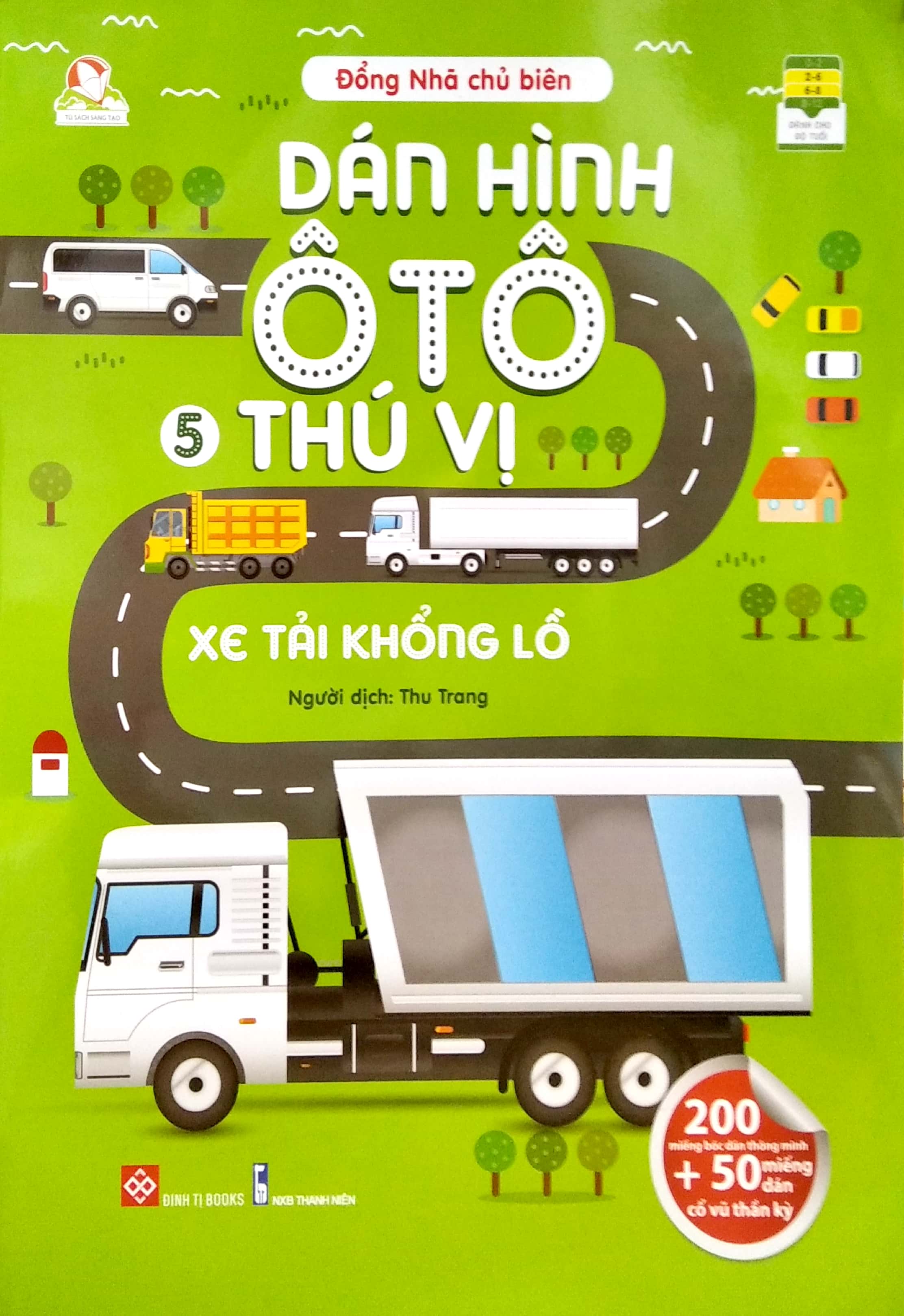 dán hình ô tô thú vị- xe tải khổng lồ