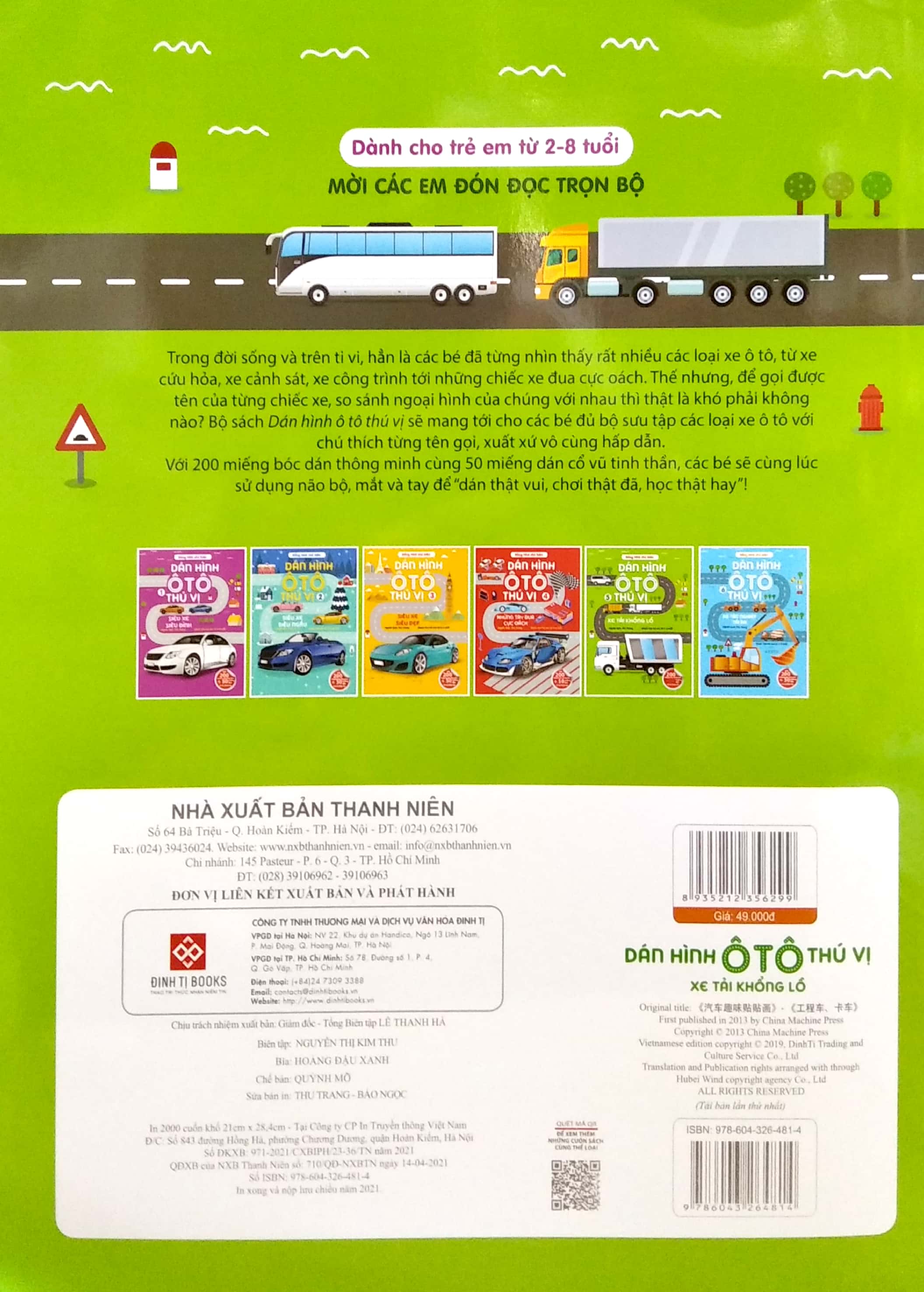 dán hình ô tô thú vị- xe tải khổng lồ