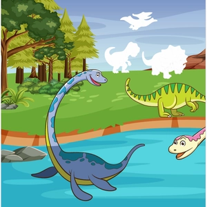 dán hình phát triển iq-eq-cq - công viên khủng long - tập 4