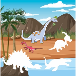 dán hình phát triển iq-eq-cq - công viên khủng long - tập 4