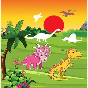 dán hình phát triển iq-eq-cq - công viên khủng long - tập 5