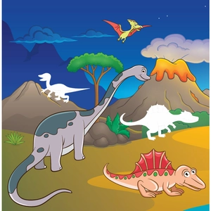 dán hình phát triển iq-eq-cq - công viên khủng long - tập 6