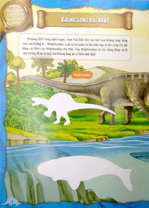 dán hình sáng tạo - thế giới khủng long - những quán quân trong thế giới khủng long