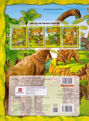 dán hình sáng tạo - thế giới khủng long - những quán quân trong thế giới khủng long