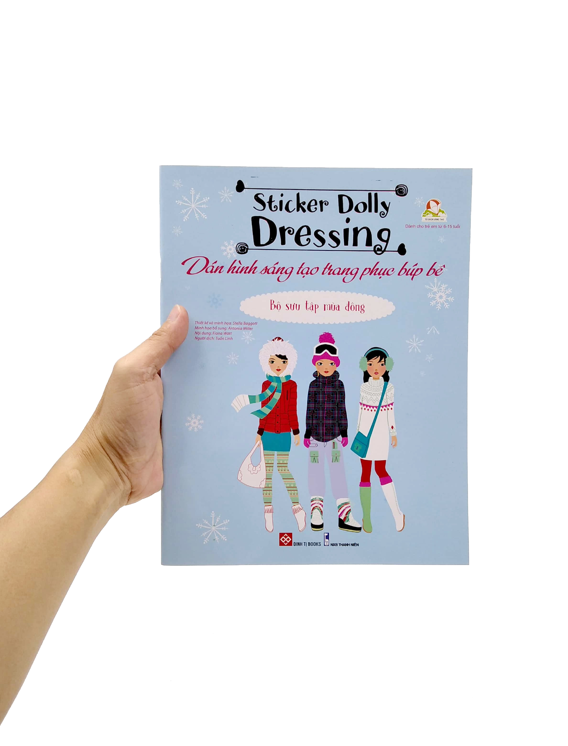 dán hình sáng tạo trang phục búp bê - bộ sưu tập mùa đông