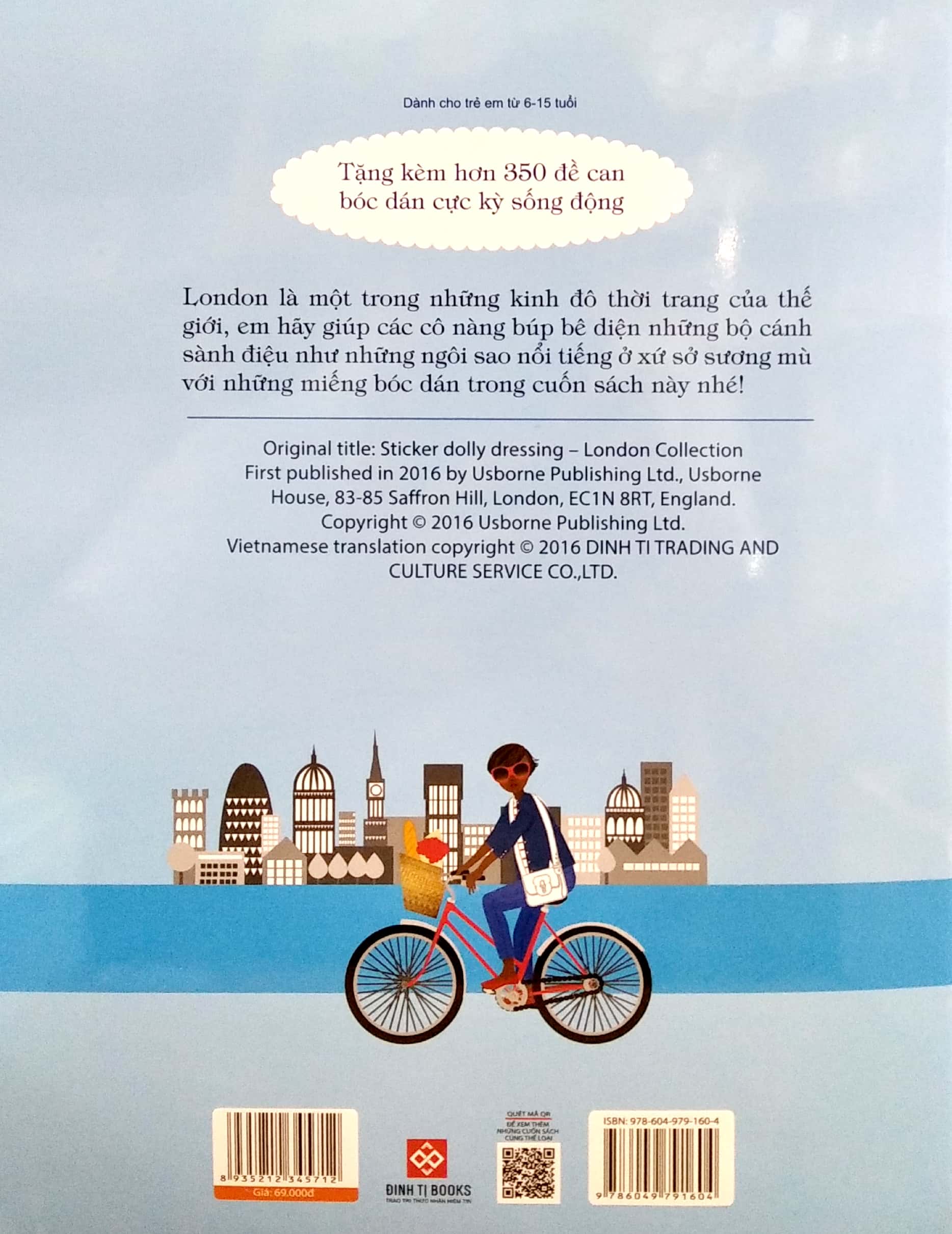 dán hình sáng tạo trang phục búp bê - bộ sưu tập thời trang london