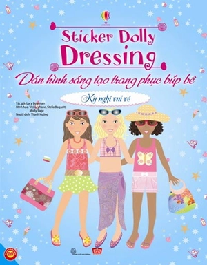 dán hình sáng tạo trang phục búp bê - kỳ nghỉ vui vẻ