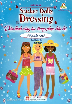 dán hình sáng tạo trang phục búp bê - kỳ nghỉ vui vẻ