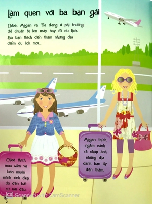 dán hình sáng tạo trang phục búp bê - kỳ nghỉ vui vẻ