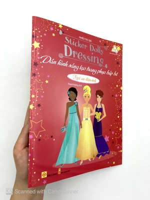 dán hình sáng tạo trang phục búp bê - ngôi sao điện ảnh