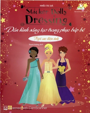 dán hình sáng tạo trang phục búp bê - ngôi sao điện ảnh