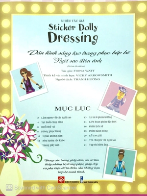 dán hình sáng tạo trang phục búp bê - ngôi sao điện ảnh