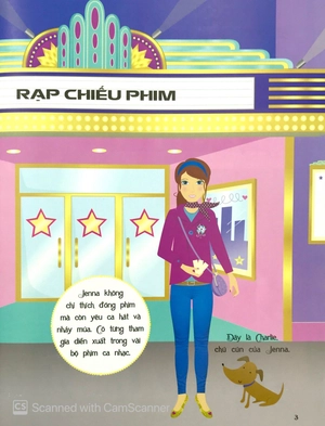 dán hình sáng tạo trang phục búp bê - ngôi sao điện ảnh