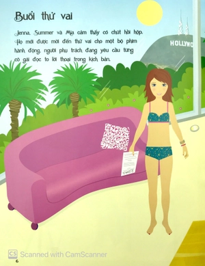 dán hình sáng tạo trang phục búp bê - ngôi sao điện ảnh