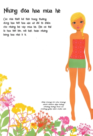 dán hình sáng tạo trang phục búp bê - nhà thiết kế thời trang