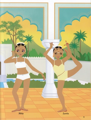 dán hình sáng tạo trang phục búp bê - vũ điệu đam mê