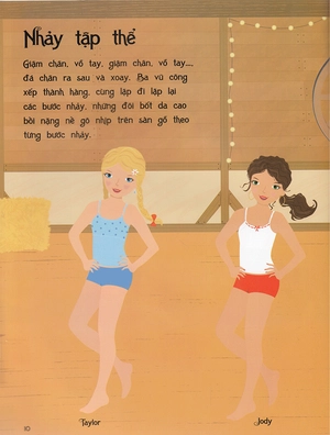 dán hình sáng tạo trang phục búp bê - vũ điệu đam mê