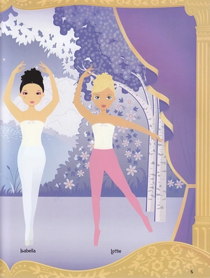 dán hình sáng tạo trang phục búp bê - vũ điệu đam mê