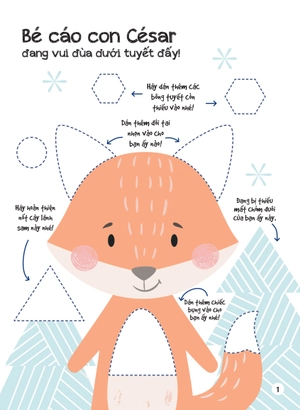 dán hình siêu đáng yêu - các em bé động vật