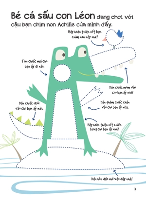 dán hình siêu đáng yêu - các em bé động vật